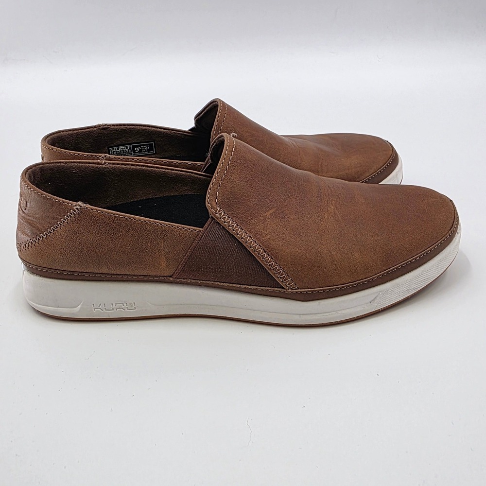 KURU Brown Slip-On Sneakers